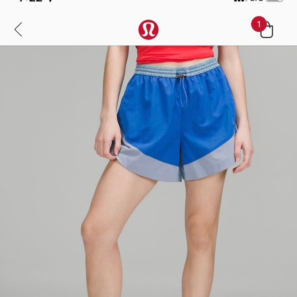 Lululemon evergreen short size 8 - Picture 3 of 3